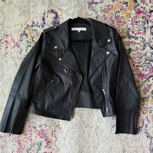 Rebecca Minkoff Black faux Leather Jacket